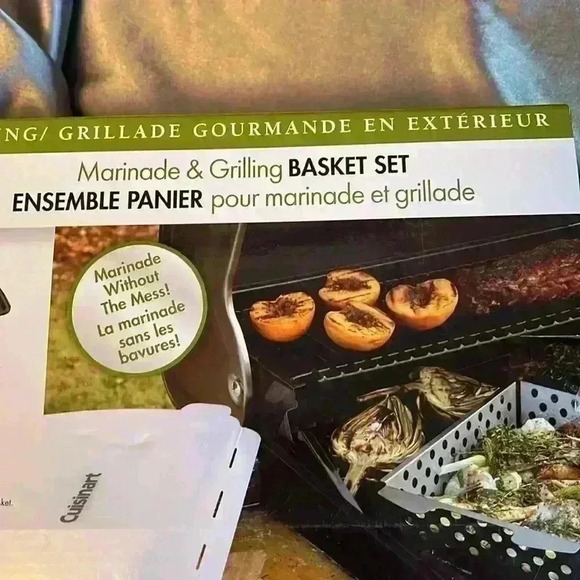 NWOT  Cuisinart Marinade & Grilling Basket Set
NEW in Box - Picture 2 of 10